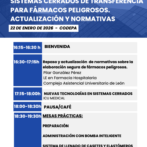 TALLER: SISTEMAS CERRADOS DE TRANSFERENCIA PARA FÁRMACOS PELIGROSOS. ACTUALIZACIÓN Y NORMATIVA.