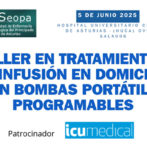 TALLER EN TRATAMIENTOS DE INFUSIÓN EN DOMICILIO CON BOMBAS PORTÁTILES PROGRAMABLES